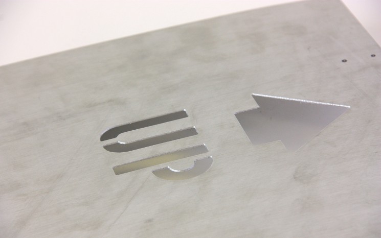 Twenty gauge aluminum stencil