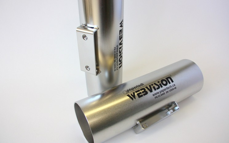 Laser engraved stainless steel housing