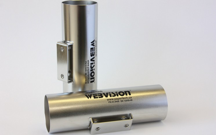 Laser engraved stainless steel housing