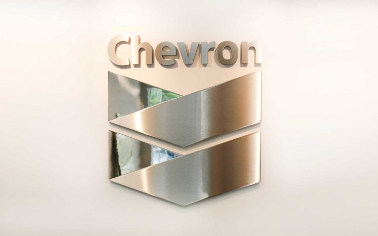 Reception logo in brushed and mirror polished stainless steel