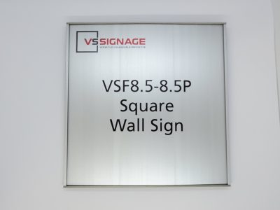 Custom changeable VSF8.5-8.5P Square Flat Wall Sign