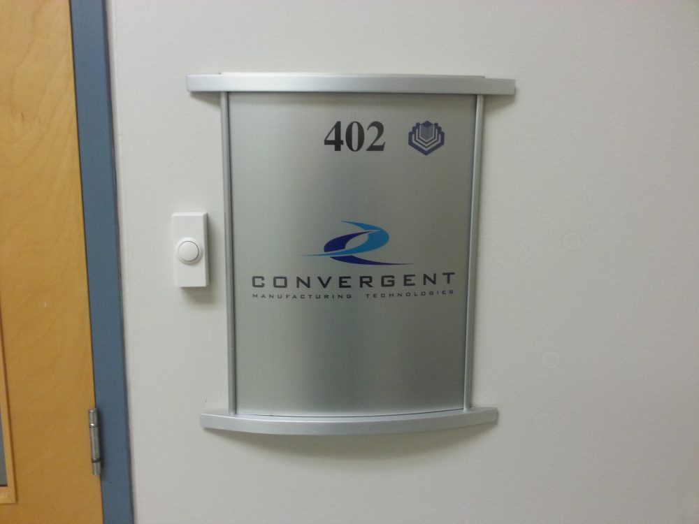 Changeable VSC8.5-11P Door Sign with two elements SDM